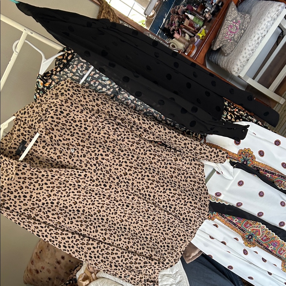 J. Crew Leopard Print Blouse